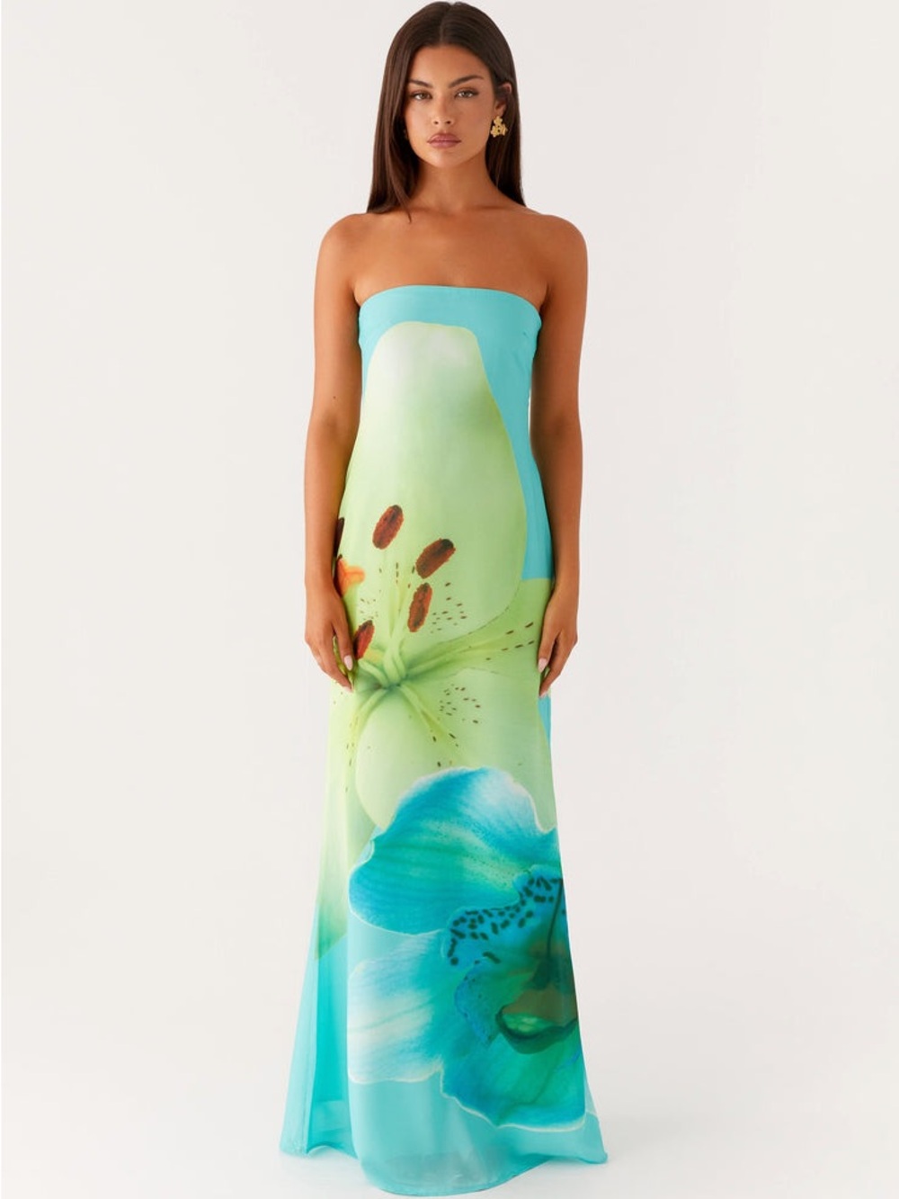 Peppermayo Darcy Maxi Dress- Turquoises Floral NWT